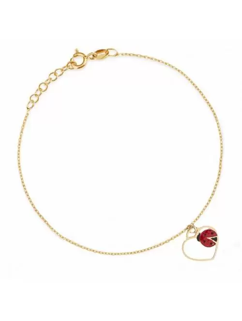 Bracelet with heart and...