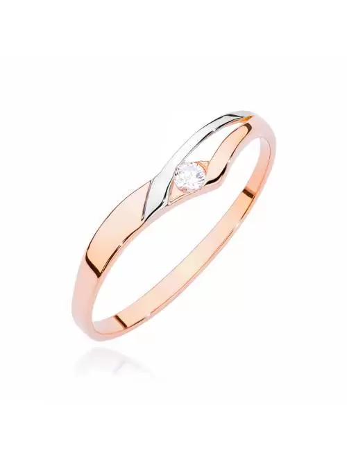 Embrace ring in Pink Gold...