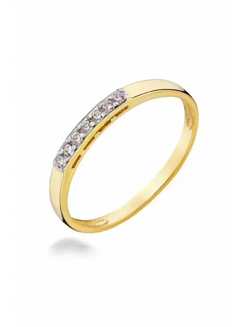 Gold ring Band with Small...
