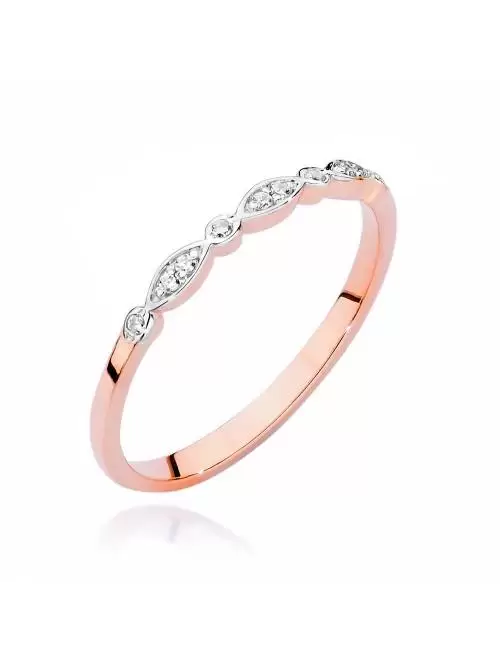 Grace ring in Pink Gold and...