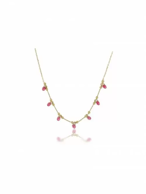 Rainbo necklace Pietre