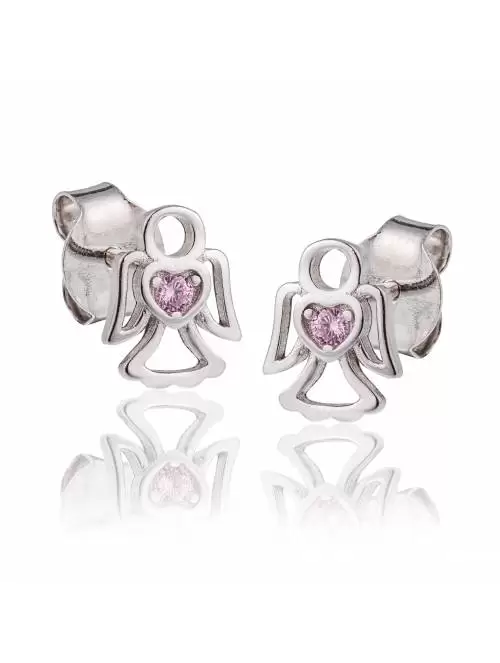 Earrings with Angel and...