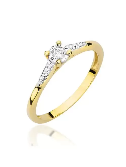 Venice Gold Ring mit Diamanten