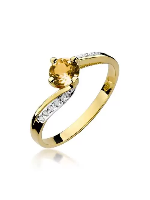 Jolie Gold Ring with...