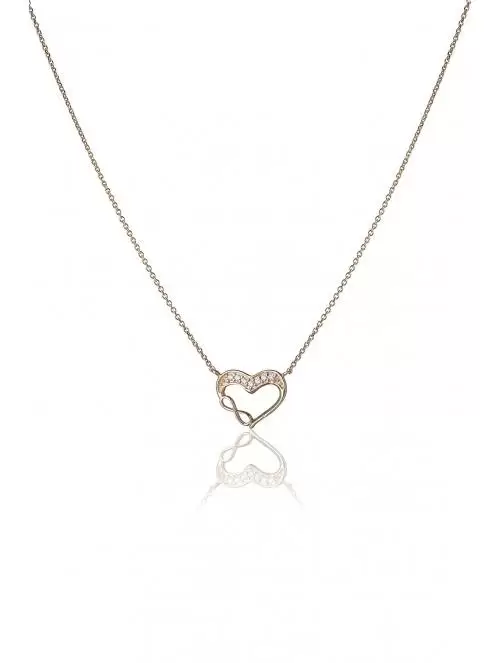 Gold necklace with Heart...