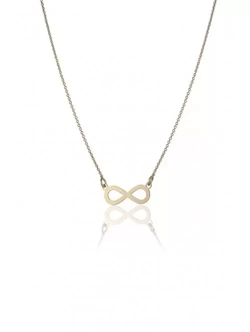 Gold necklace with Infinity