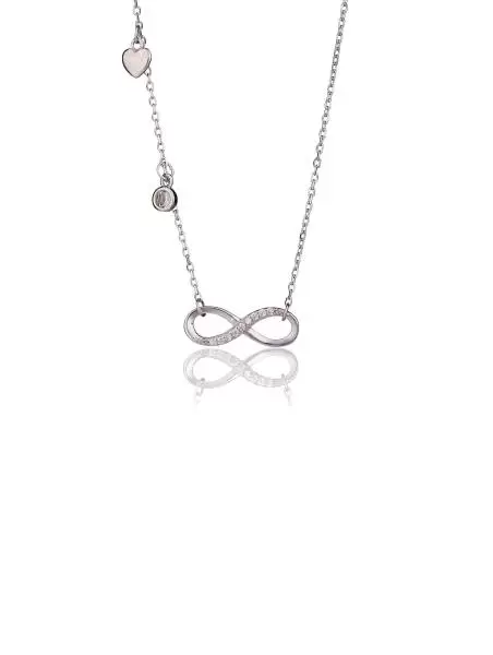 Silver necklace Lumière