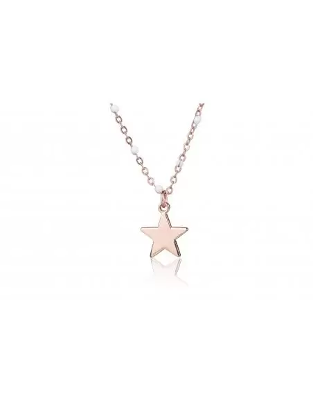 Necklace Chain of Alternating Glazed with Star