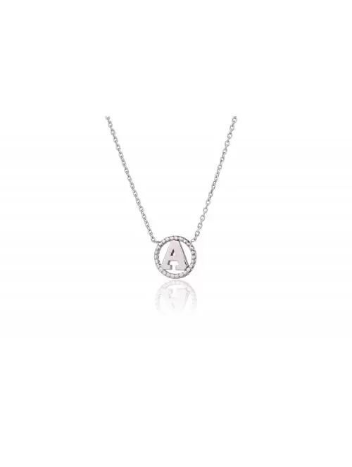Necklace with Letter A in a...