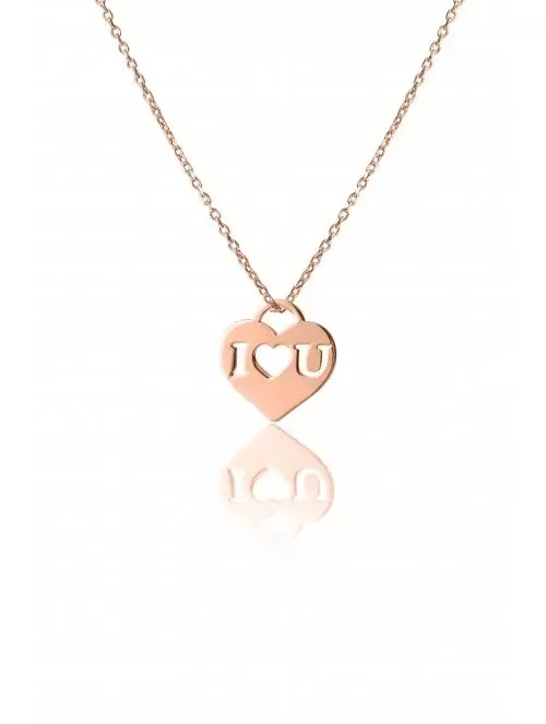 Silver necklace Heart Love