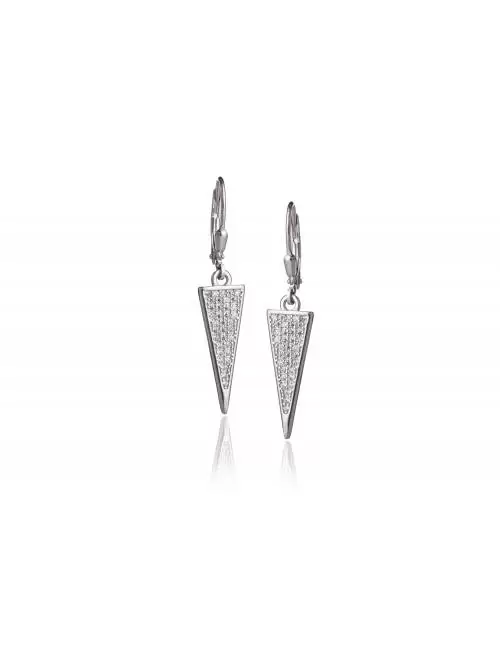Triangle earrings with...